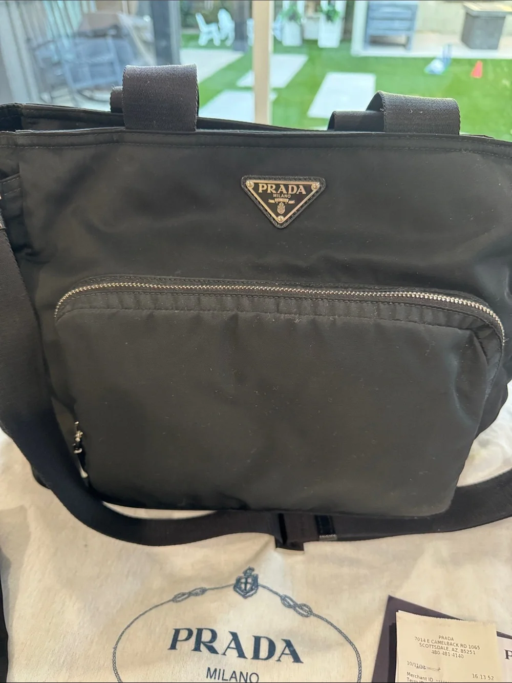 Prada nylon diaper